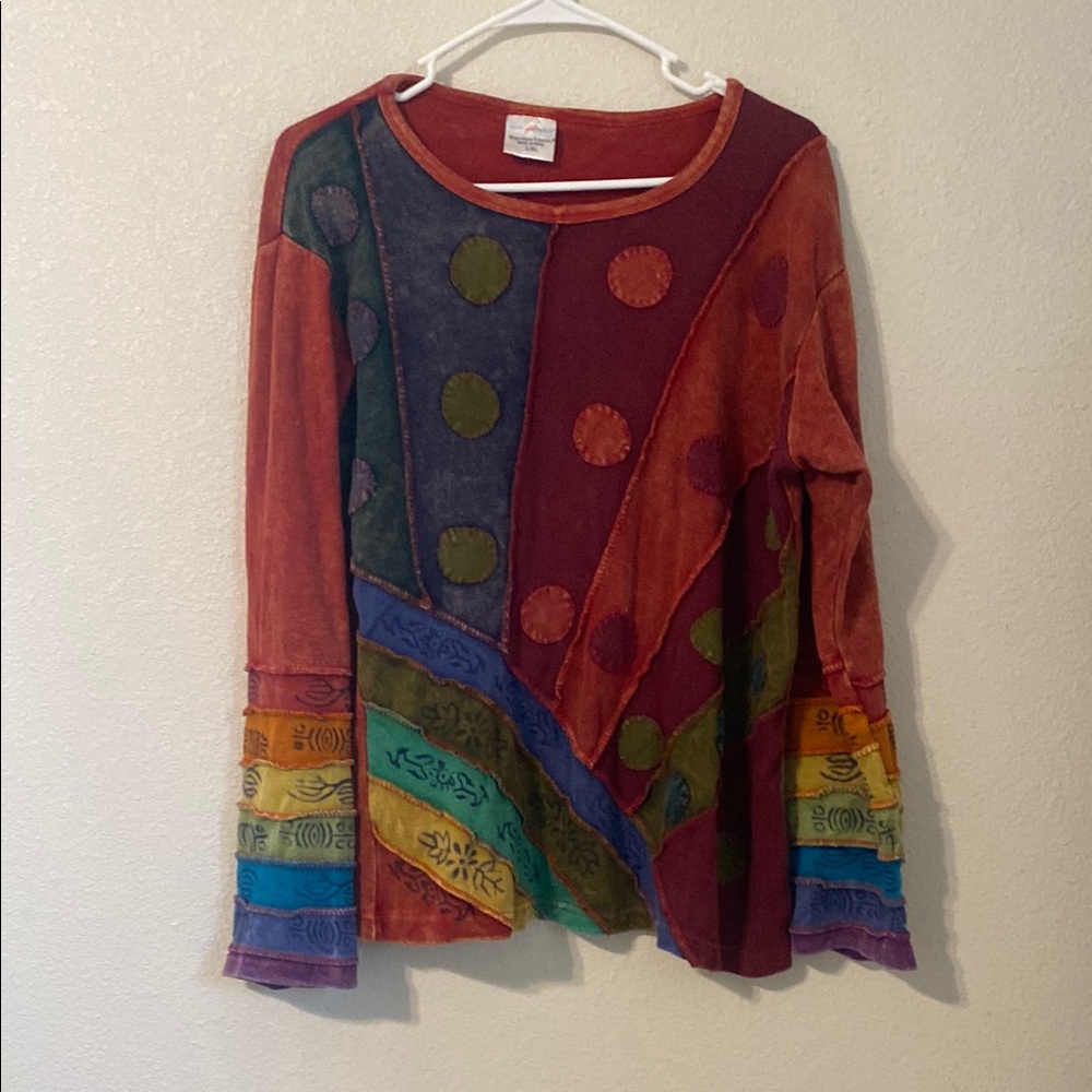 Greater Good Boho long sleeve shirt